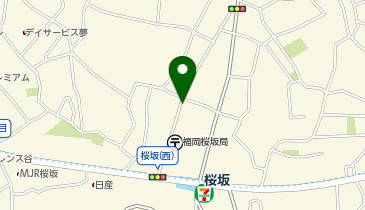 桜坂1丁目パーキングの地図画像