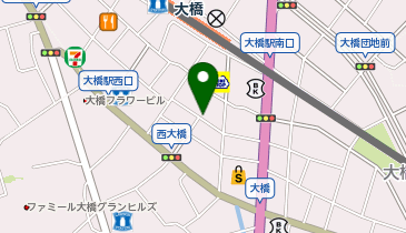 ボヌール大橋駐車場の地図画像