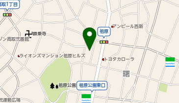 祖原パーキングの地図画像