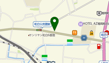 和白丘2丁目パーキングの地図画像