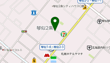カービスパーク琴似2-3の地図画像
