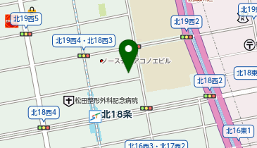 カービスパーク北18西3の地図画像