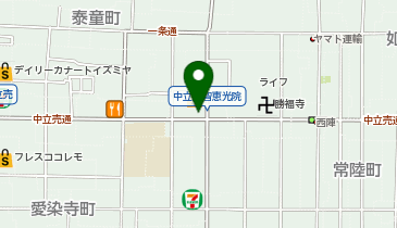 フルーツパーク智恵光院中立売の地図画像