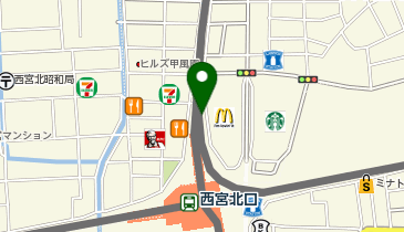 ネクスパーク西宮北口の地図画像