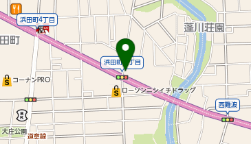 タイムパーキング浜田町の地図画像