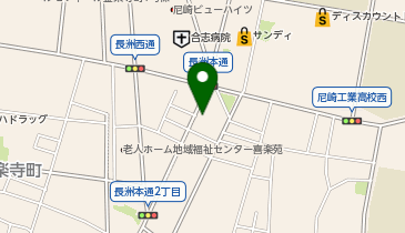 ネクスパーク長洲本通の地図画像