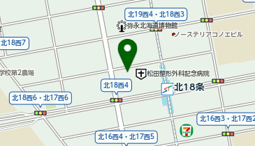 ユニカ北18西4の地図画像