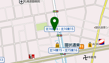 ユニカ北16東15の地図画像
