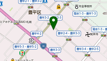 ユニカ豊平3・3の地図画像