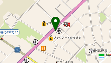 ユニカ野幌中央の地図画像