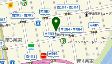 ネクステップ南3東3パーキングの地図画像