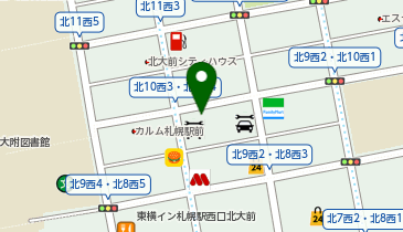 ユニカ北9西3の地図画像