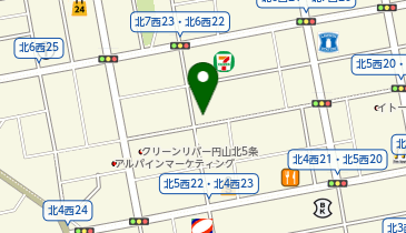 ユニカ・どさんこパワー北6西22の地図画像