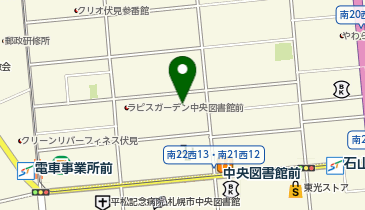 ユニカ南21西13の地図画像