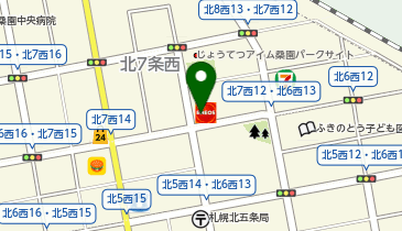 ユニカ北7西13の地図画像