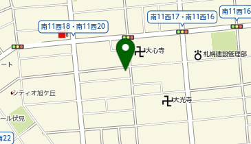 ユニカ南12西18の地図画像