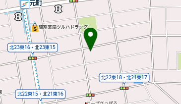 ユニカ北22東17の地図画像