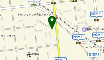 ユニカ帯広西5南11の地図画像