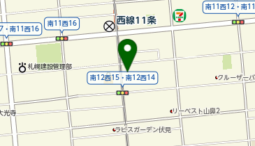 ユニカ南12西14の地図画像