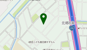 ユニカ北郷8・3の地図画像