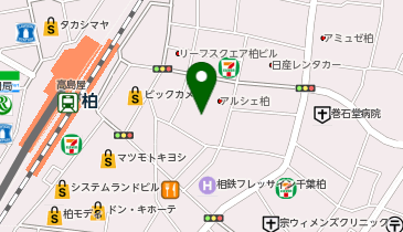 ザ・柏タワースクエア駐車場の地図画像