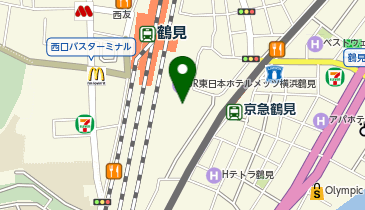 鶴見シークレイン駐車場の地図画像