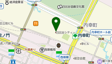 日比谷シティパーキングの地図画像