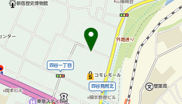 コモレ四谷駐車場の地図画像