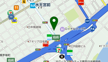 ロイヤルパークホテル駐車場の地図画像