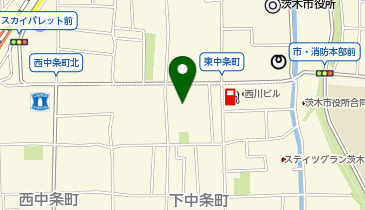 PARKS PARK 茨木市下中条町3丁目の地図画像