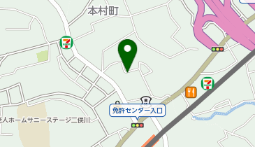 本村駐車場の地図画像