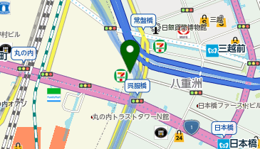 TOKYO TORCH 常盤橋タワー駐車場の地図画像