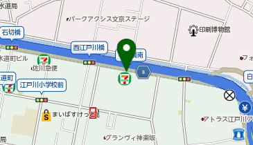 PARKS PARK フロントプレイス飯田橋の地図画像