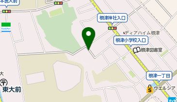 PARKS PARK 文京区根津1丁目第2の地図画像