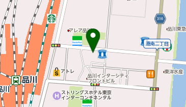 PARKS PARK 港区港南2丁目の地図画像