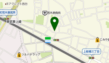 PEN板橋区若木1丁目パーキングの地図画像