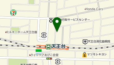 PEN我孫子市柴崎台1丁目パーキングの地図画像