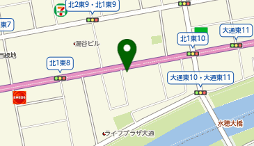 PEN札幌市中央区大通東9丁目パーキングの地図画像