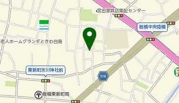 ミウラパーキング東山町第1の地図画像