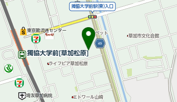 ミウラパーキング草加栄町2丁目第1の地図画像