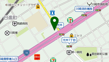 ミウラパーキング川崎日進町第1の地図画像