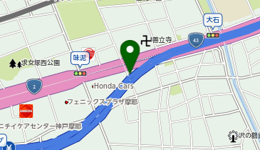 阪高ファインパーク 大石南町の地図画像