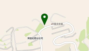 阪高ファインパーク ルミナス箕面の森の地図画像