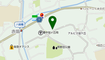 阪神高速ファインパーク アルビス旭ケ丘の地図画像