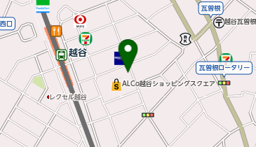 ALCo越谷ショッピングスクエア駐車場の地図画像