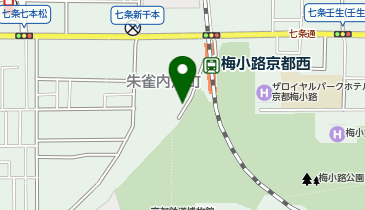 梅小路公園おもいやり駐車場の地図画像