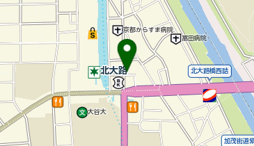 くるっとパーク烏丸北大路の地図画像