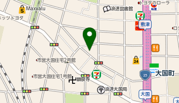 くるっとパーク敷津西の地図画像
