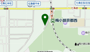 梅小路公園おもいやり駐車場の地図画像