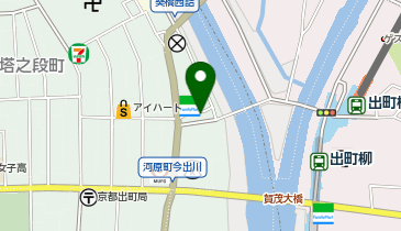 京都市出町駐車場の地図画像